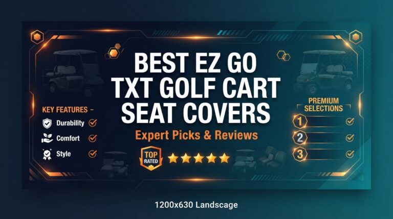7 Best Ez Go Txt Golf Cart Seat Covers: Expert-Tested 2026