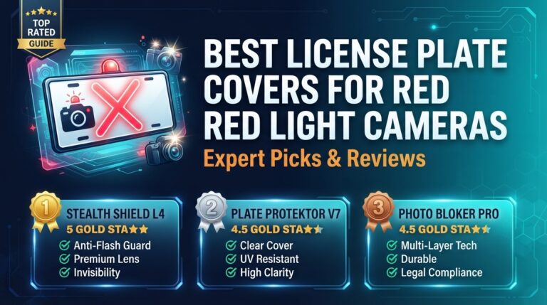 6 Best License Plate Covers For Red Light Cameras: Quality Picks 2026