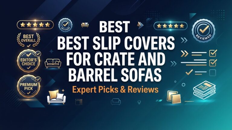 3 Best Slip Covers For Crate And Barrel Sofas: Expert-Tested 2026